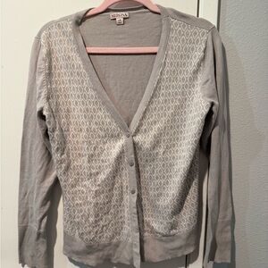 Merona Light Gray Women's Cardigan